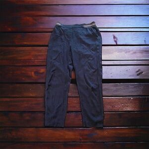 By Anthropologie Essential Pull-On Trouser Women Navy Blue Pants Sz XS 28x24